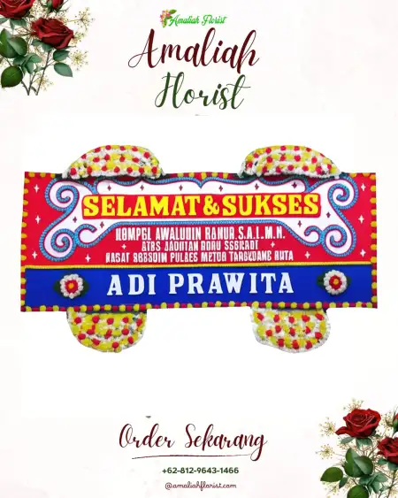 Papan Bunga Ucapan Selamat pier pasuruan